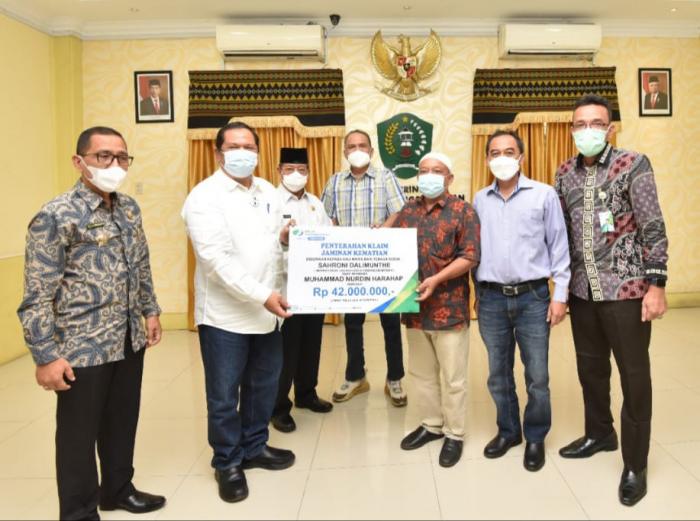 Walikota Sidimpuan Sambut Direktur Umum dan SDM BP Jamsostek