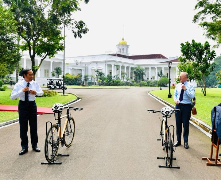Diplomasi Sepeda Bambu ala Presiden Jokowi