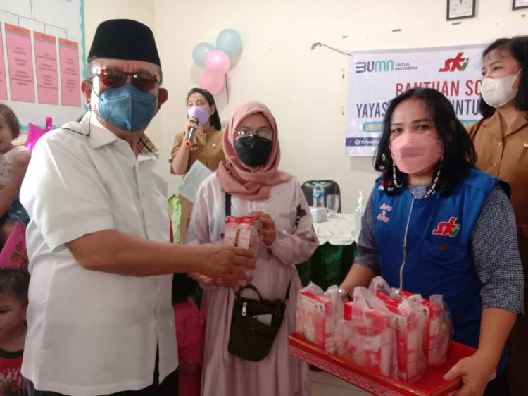 YSKI Kembali Bagikan Makanan Pendamping untuk 500 Balita dan Ibu Hamil di Cinta Damai Helvetia