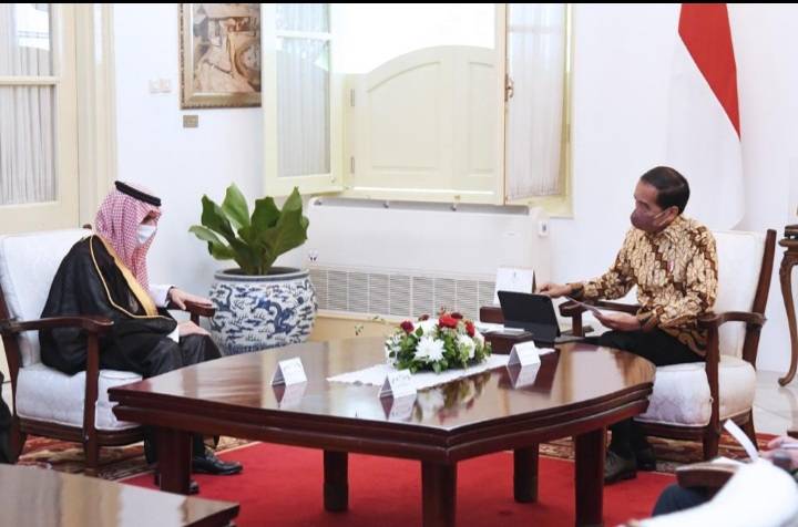 Presiden Jokowi Terima Kunjungan Menlu Arab Saudi, Bahas Soal Haji hingga Ekonomi