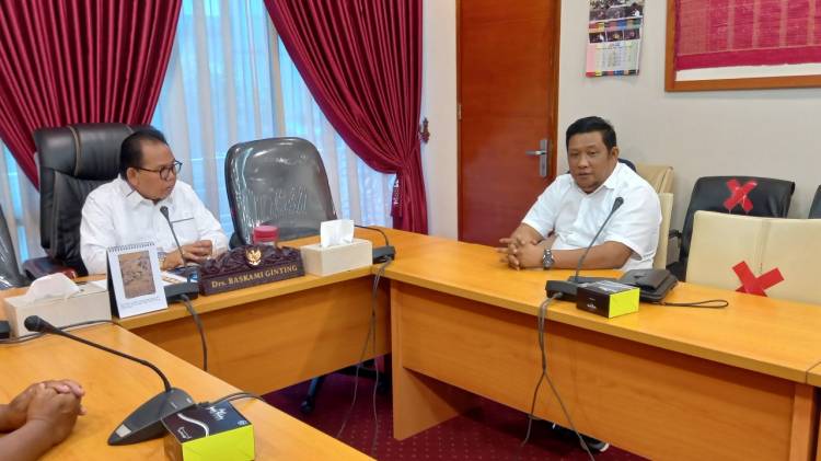 Terima Pengprov Pertina Sumut, Ketua DPRD Sumut : Kita Dorong Keberanian Gubernur Benahi Sarana Olarga di Sumut Sambut PON XXI
