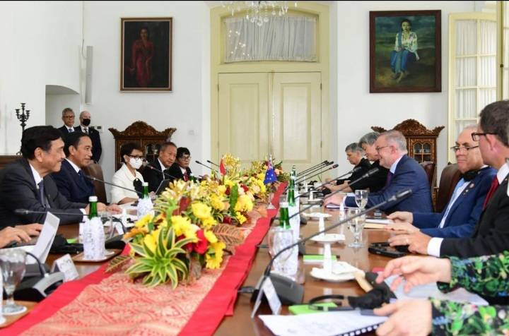 Presiden dan PM Albanese Bahas Sejumlah Upaya Peningkatan Kerja Sama Ekonomi Indonesia-Australia