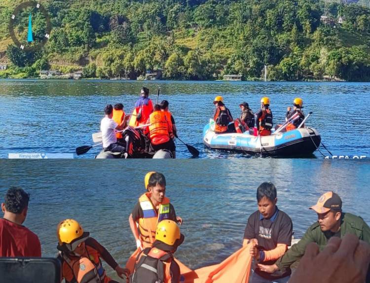 Dua Pelajar Hanyut Di Danau Toba Muara Taput