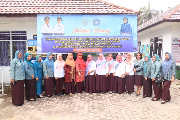 Tim Monitoring TP-PKK Provinsi Sumut Kunjungi Kabupaten Labuhanbatu