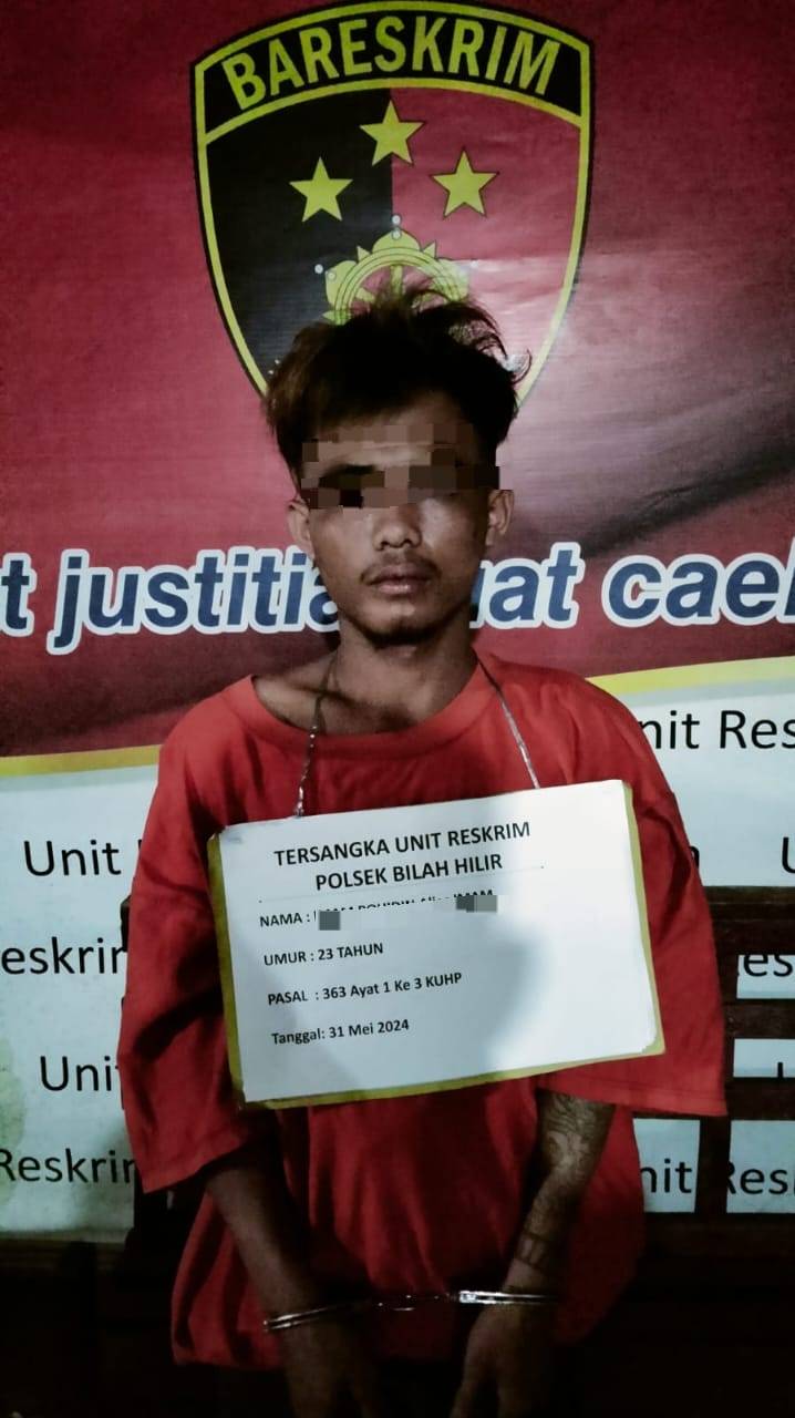Unit Reskrim Polsek Bilah Hilir Polres Labuhanbatu Berhasil Meringkus Pelaku Curat