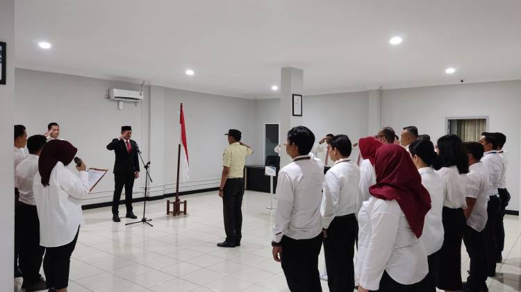 BRI BO Kotapinang Peringati Upacara Hari Lahir Pancasila 2024
