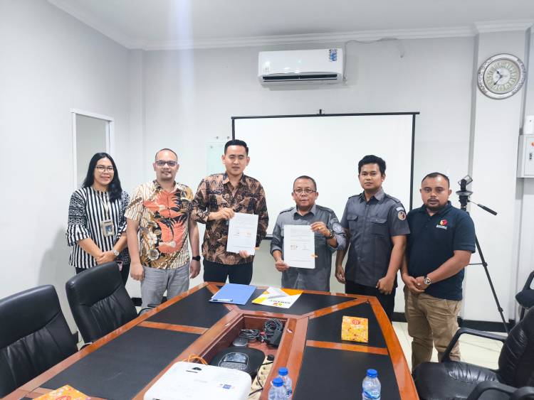 BRI BO Kotapinang Tandatangani Mou dengan Bawaslu Tentang Layanan Fasilitas Kredit BRIguna