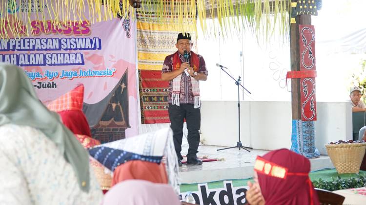 Wakil Bupati Labuhanbatu Hadiri Pelepasan TK dan SD Yayasan Alam Sahara