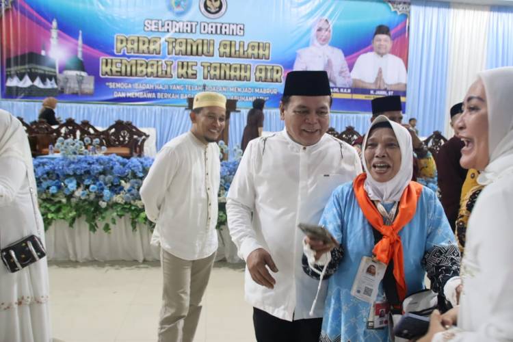 217 Jemaah Haji Labuhanbatu Tiba di Bumi Ikata Bina En Pabolo