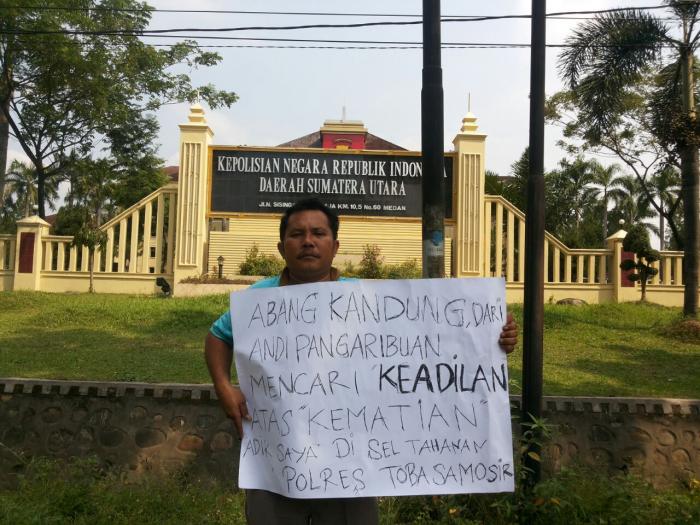 Tahanan Tewas di Sel Polres Tobasa, Benni Kejar Keadilan Ke Medan