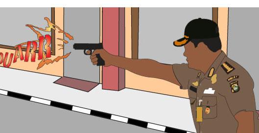 DORR! Perampok dan Pembunuh Monang Ditembak Polisi