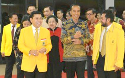 Ini Pesan Presiden Kepada Golkar Saat Penutupan Rapimnas