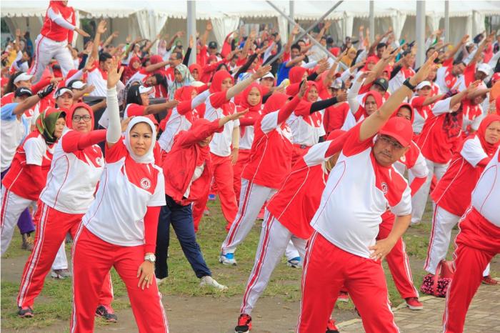 Ada Gerak Jalan, Senam Jantung dan Sarapan Gratis
