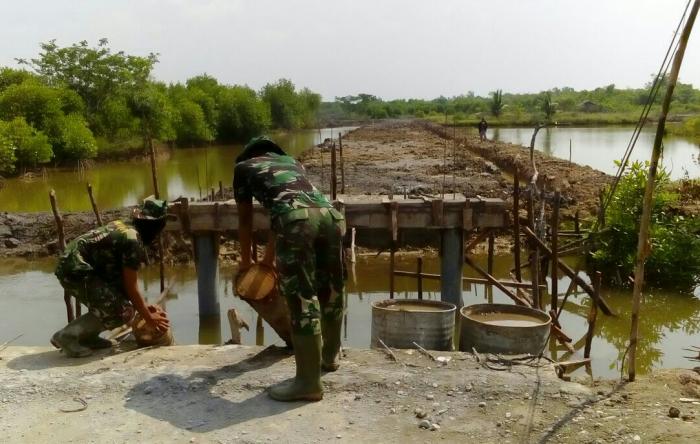 Senyum Warga Sicanang, Hilangkan Letih Prajurit di TMMD