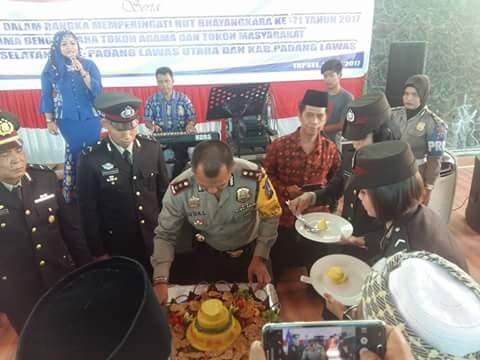 Polres Tapsel Peringati HUT Bhayangkara
