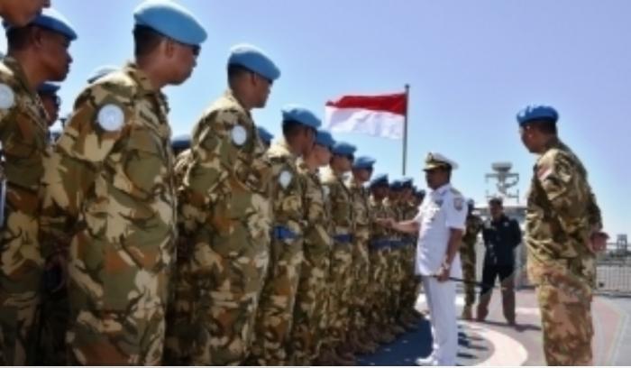 Misi Perdamaian di Lebanon, Pangarmatim Lepas KRI Usman Harun - 359 