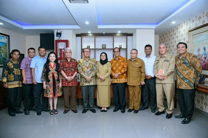Sekdaprovsu Terima Panitia Kontingen Pesparawi Sumut Perwakilan ke Tingkat Nasional