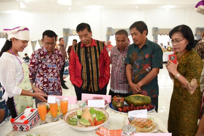 Dalam Rangka HUT Ke-15 Humbahas: Lomba Cipta Menu B2SA, Kecamatan Doloksanggul Juara I