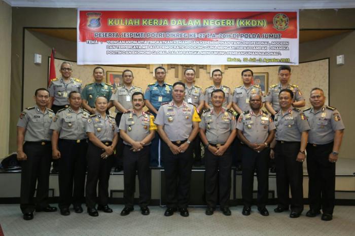 Polda Sumut Terima Kunjungan Kuliah Kerja Dalam Negeri (KKDN) Sespimti Polri Dikreg Ke 27 T.A 2018
