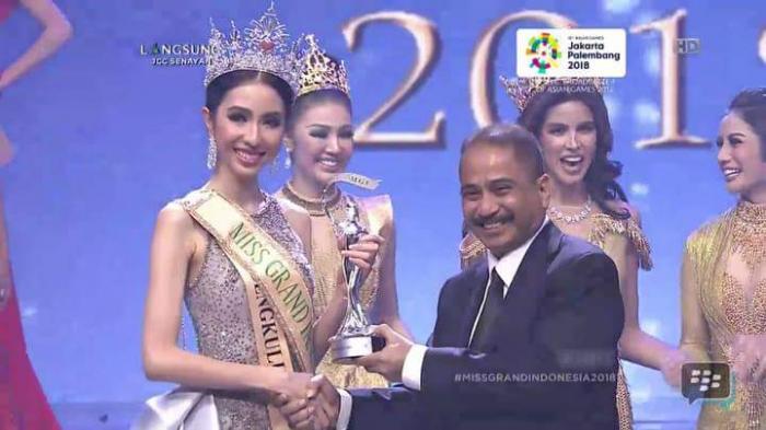 Wakili Bengkulu,  Nadia Purwoko Miss Grand Indonesia .