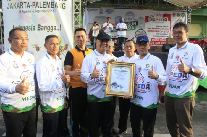 Wali Kota Lepas 2.000 Peserta Sepeda Nusantara 2018