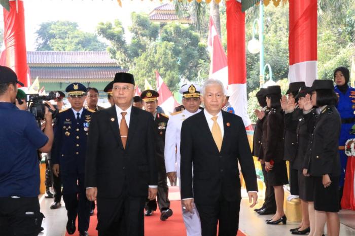 Upacara HUT Ke-73 Bhayangkara, Eldin : Keamanan akan Dorong Investasi