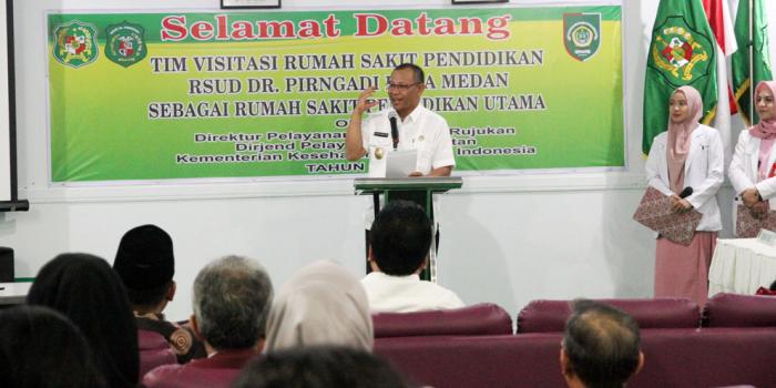 Tim Kemenkes Cek Keberadaan RSUD Dr Pirngadi, Ini Komentar Akhyar Nasution