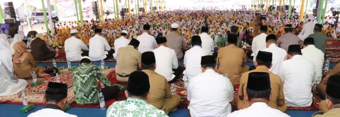 Ribuan Warga Hadiri Dzikir dan Doa Bersama Di Lapangan Eks Taman Ria Medan
