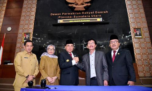 DPRD Setujui LPJP APBD 2018 Sumut, Anggota Dewan Dapat Apresiasi