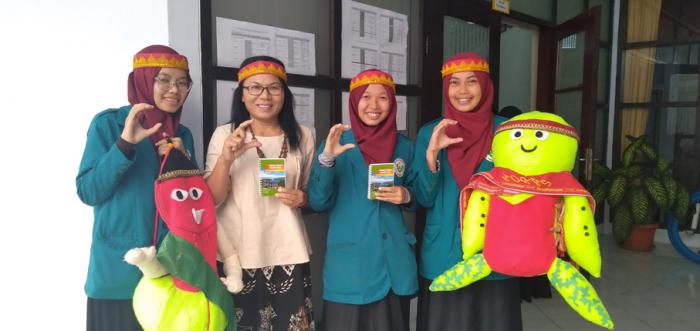 Mahasiswa Unimed Luncurkan Buku Saku Kaldera Toba Membangun Budaya Literasi