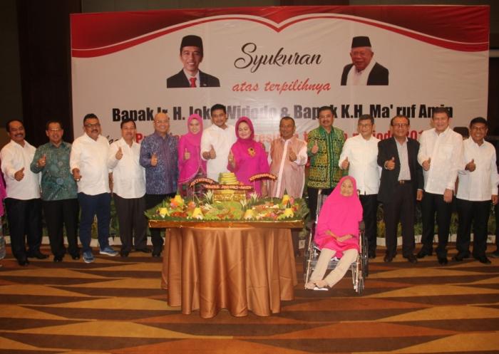 Jokowi-Ma'ruf Presiden dan Wapres Terpilih, Keluarga Besar Bobby Nasution Adakan Syukuran