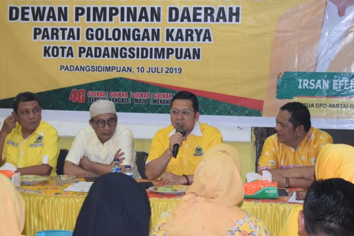 DPD Golkar Padangsidempuan Gelar Rapat Pleno Diperluas