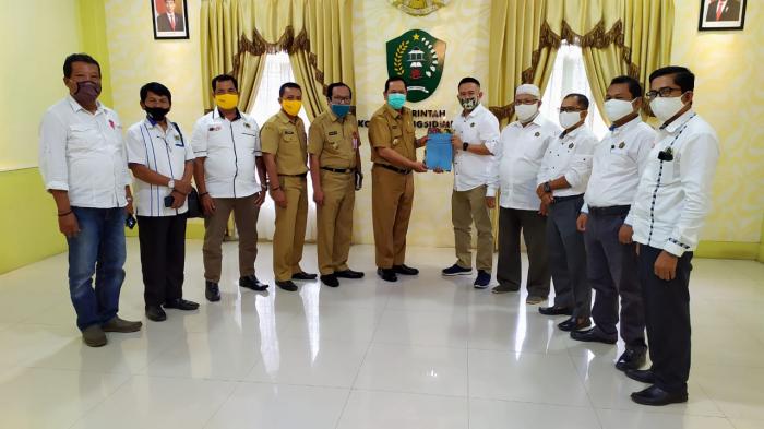Walikota Padangsidimpuan Terima Audensi PWI Tabagsel