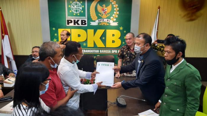Perwakilan Aksi Jalan Kaki Petani Asal Deliserdang Tiba di Jakarta
