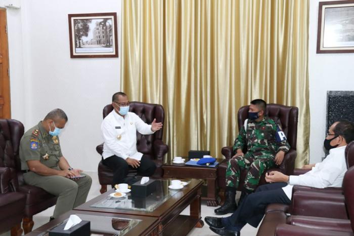 Terima Kedatangan Dandenpom 1/5 BB Medan, Akhyar: Selamat Bertugas Komandan