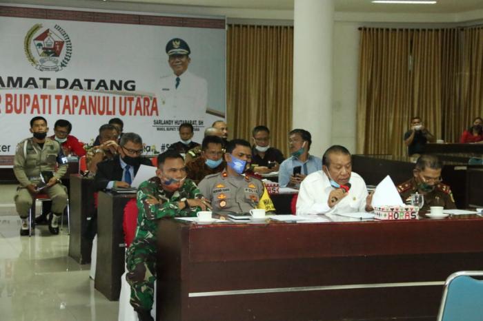 Pemkab Taput Bersama Forkopimda Tetapkan Protokol Acara Adat/Pesta di Era Menuju Tatanan Hidup Normal Baru Produktif dan Aman Covid-19
