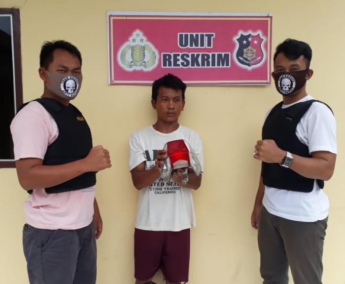 Tekab Polsekta Kotapinang Tangkap Pelaku Curanmor, Penada DPO