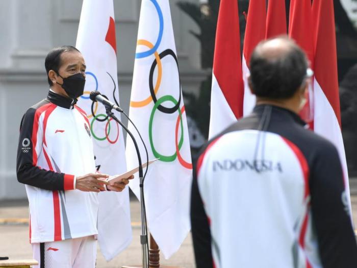 Presiden Jokowi Lepas Kontingen Indonesia ke Olimpiade Tokyo