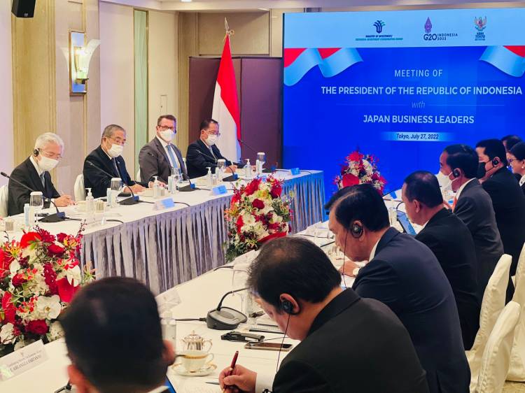 Bertemu CEO Jepang, Presiden: Indonesia Salah Satu Tempat Investasi Terbaik