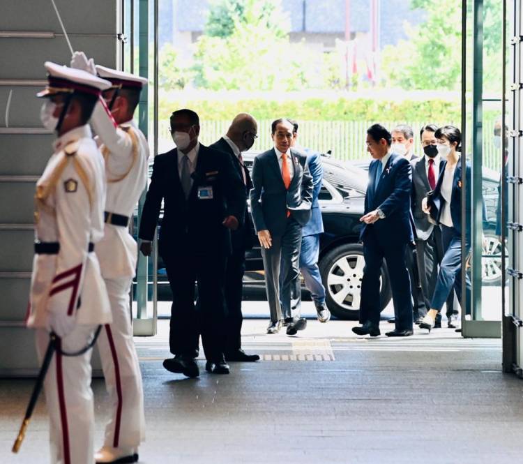Presiden Jokowi Diterima PM Kishida