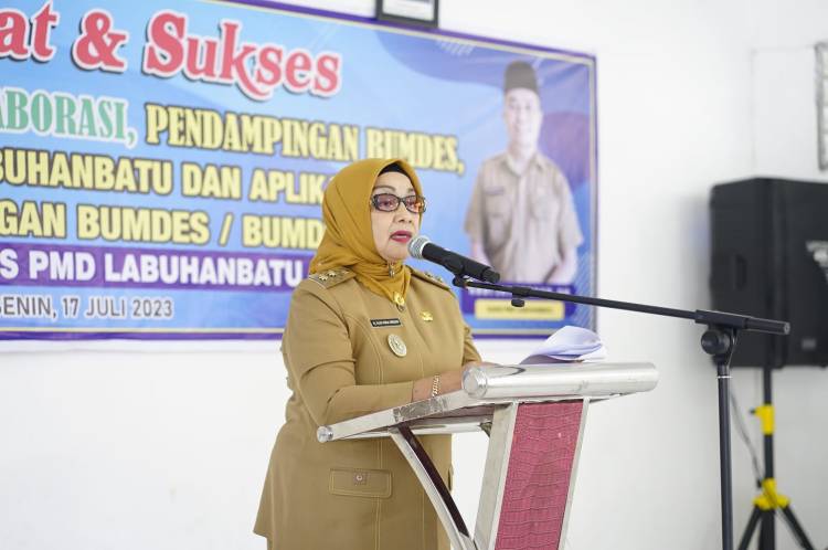 Wabup  Labuhanbatu Launching Rumah Kolaborasi Pendampingan Bumdes
