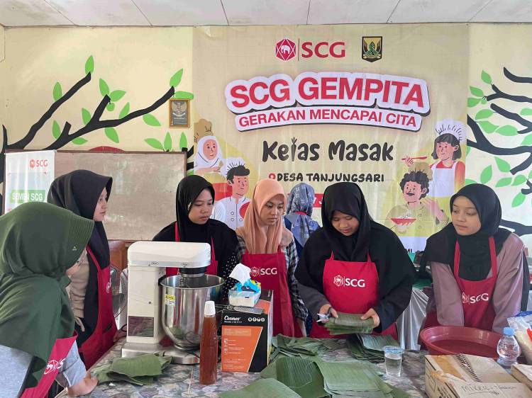 SCG Bekali Masyarakat dengan Keterampilan Kerja melalui Program SCG Gempita (Gerakan Mencapai Cita), Dorong Pengembangan Desa Mandiri