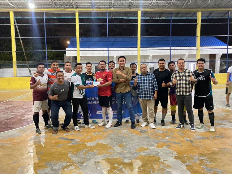 BRI BO Kotapinang dan Pegadaian Gelar Pertandingan Futsal Persahabatan