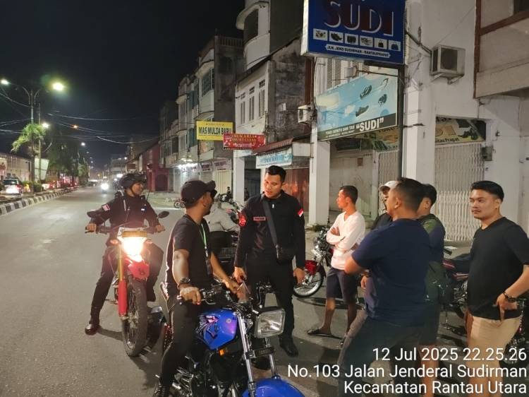 Patroli Malam Sat Samapta Polres Labuhanbatu Berhasil Amankan Pelaku Pencurian di Aek Paing Bawah