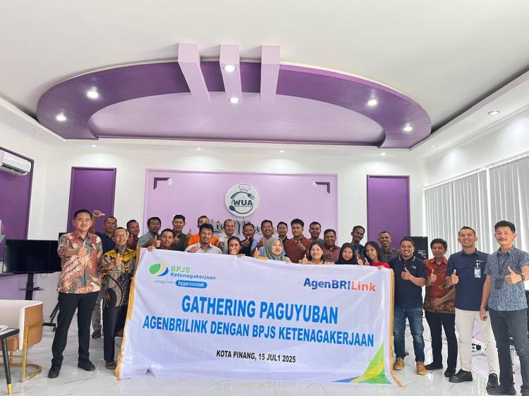 Gathering Agen BRILink BO Kotapinang dan BPJS Ketenagakerjaan KC Kotapinang Perkuat Sinergi, Perluas Perlindungan Pekerja Informal