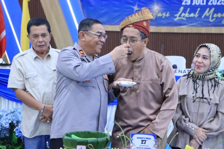 Wakapolres Labuhanbatu Hadiri Sidang Senat Terbuka Dies Natalis Ke-27 Universitas Labuhanbatu
