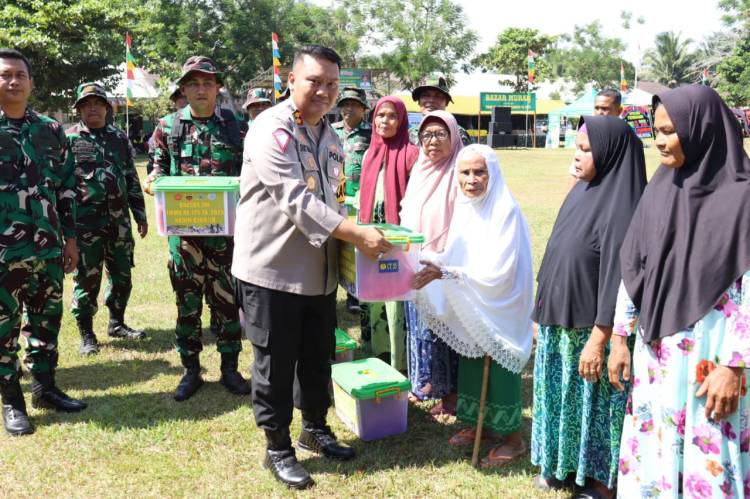 Kapolres Labuhanbatu Hadiri Upacara Pembukaan TMMD ke-125 Tahun 2025