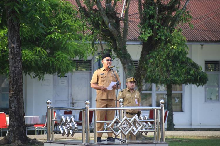 Pimpin Apel Gabungan, Kepala Inspektorat Labuhanbatu Warning OPD: Ubah Mindset, Stop Cari Cara Habiskan Anggaran!