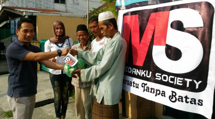 Medanku Society Gelar Bakti Sosial