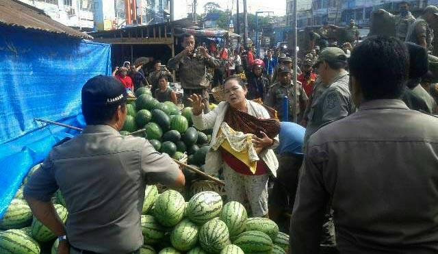 Penertiban Pedagang Kaki Lima Terus Dilakukan di Medan